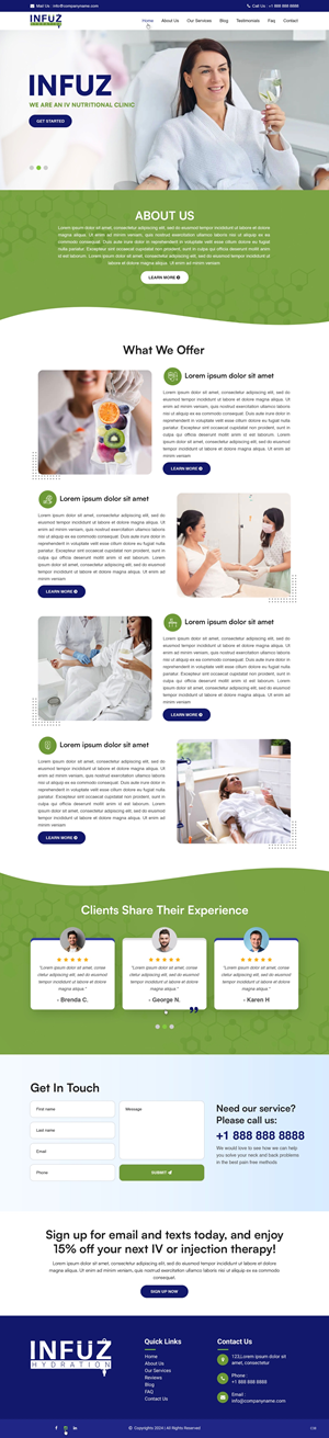 Web Design par pb pour ONEELEVEN | Design : #34784692