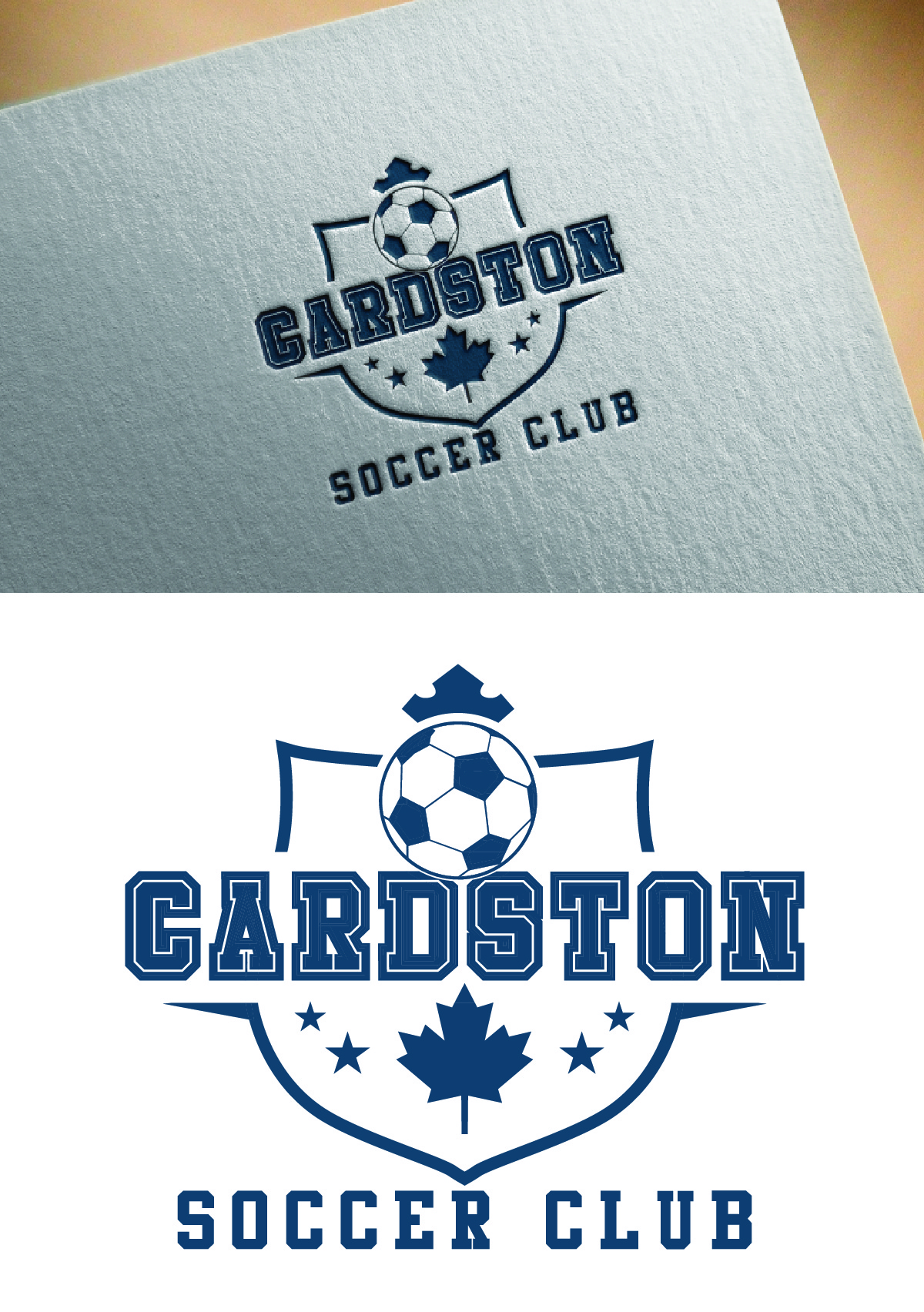 Logo Design by fly  design for Cardston Soccer Club | Design #34776384