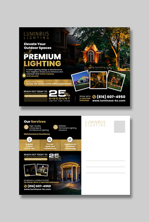 Direct Mail Postcard- Lighting Company