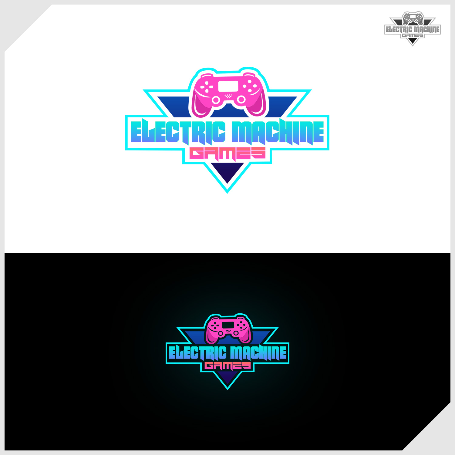 Logo Design by IDesign1606 for Electric Machine Games | Design #34776475