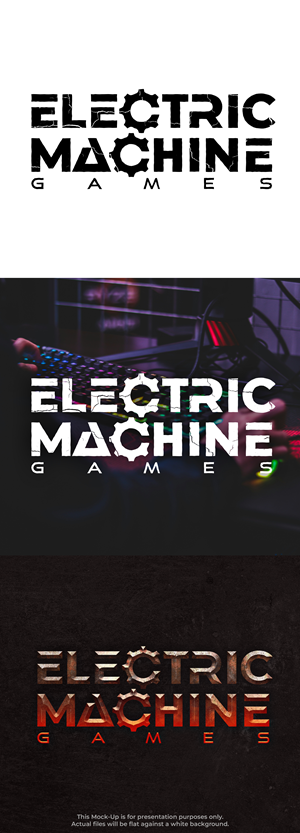 Logo Design by Oleksandr Tovarkov for Electric Machine Games | Design: #34777100
