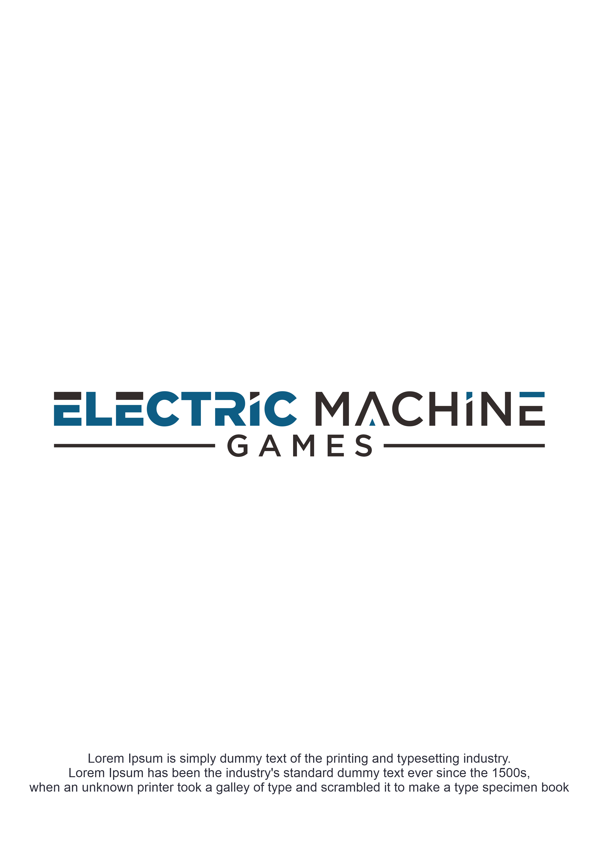 Logo Design by Abigaill_design for Electric Machine Games | Design #34779615