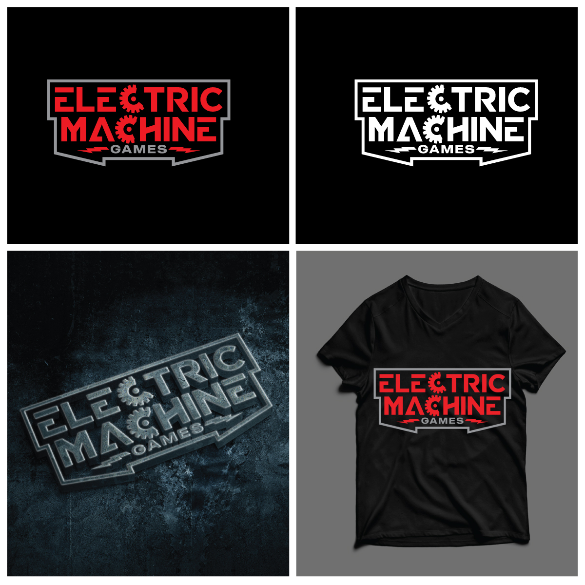 Logo Design by riya.mitra07j for Electric Machine Games | Design #34774094