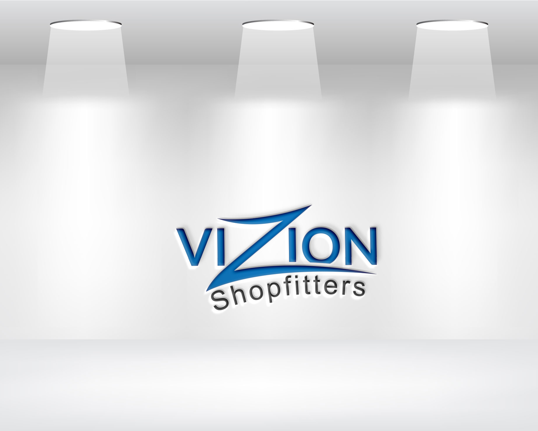 Logo Design by Daniel Khan for Vizion Shopfitters | Design #34773034