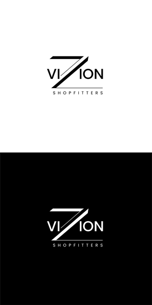 Logo Design by Rush Advertising for Vizion Shopfitters | Design: #34773138