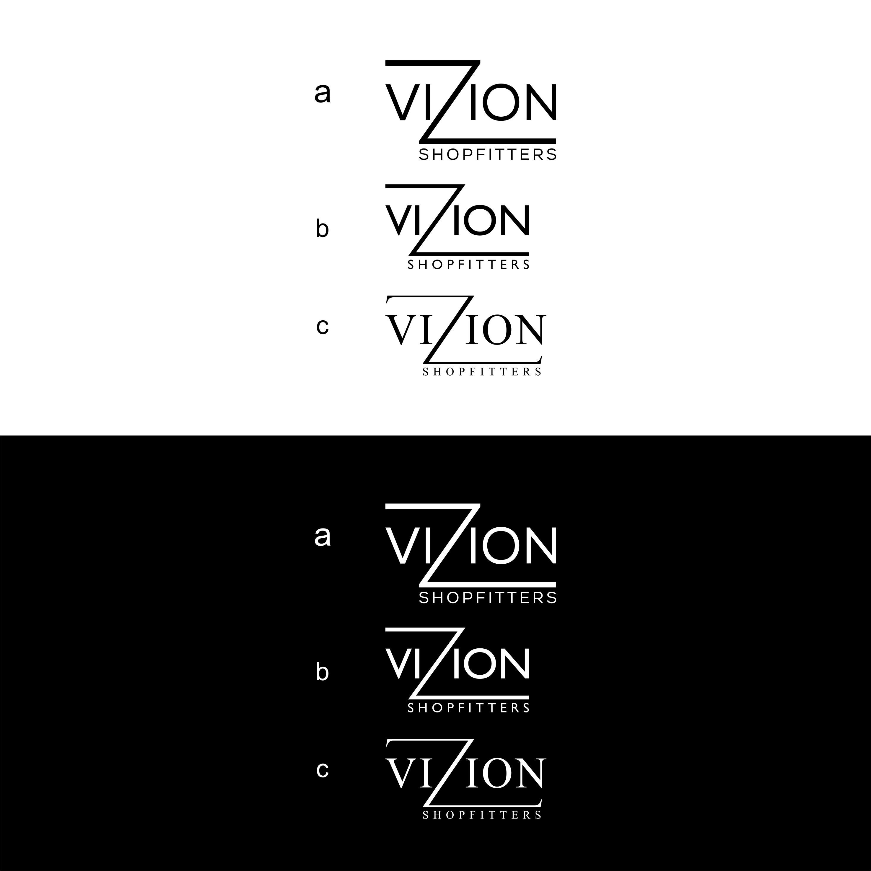 Logo Design by diego costa for Vizion Shopfitters | Design #34773237