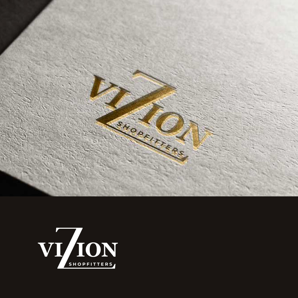 Diseño de Logo por dianagargaritza para Vizion Shopfitters | Diseño #34791965