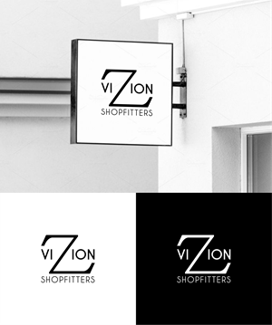 Logo Design by ander sky dc for Vizion Shopfitters | Design: #34780789