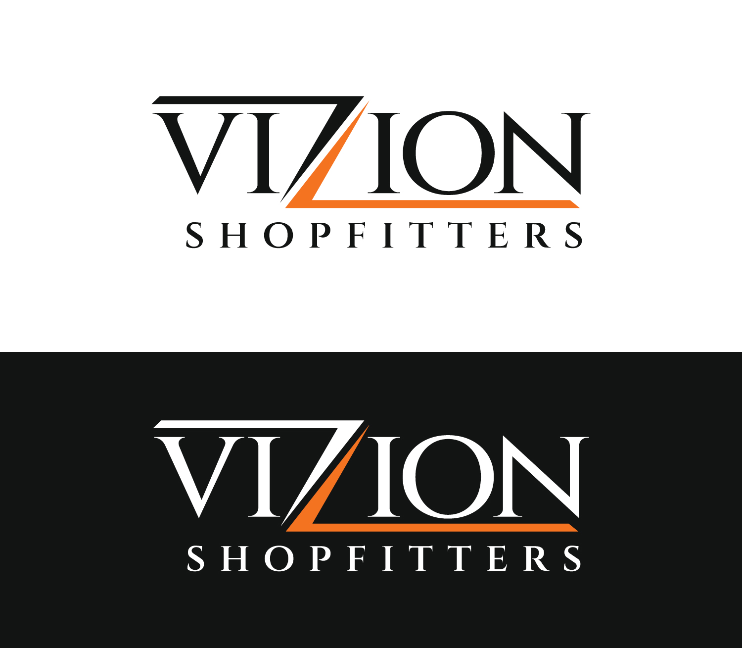 Logo Design by Atec for Vizion Shopfitters | Design #34788002