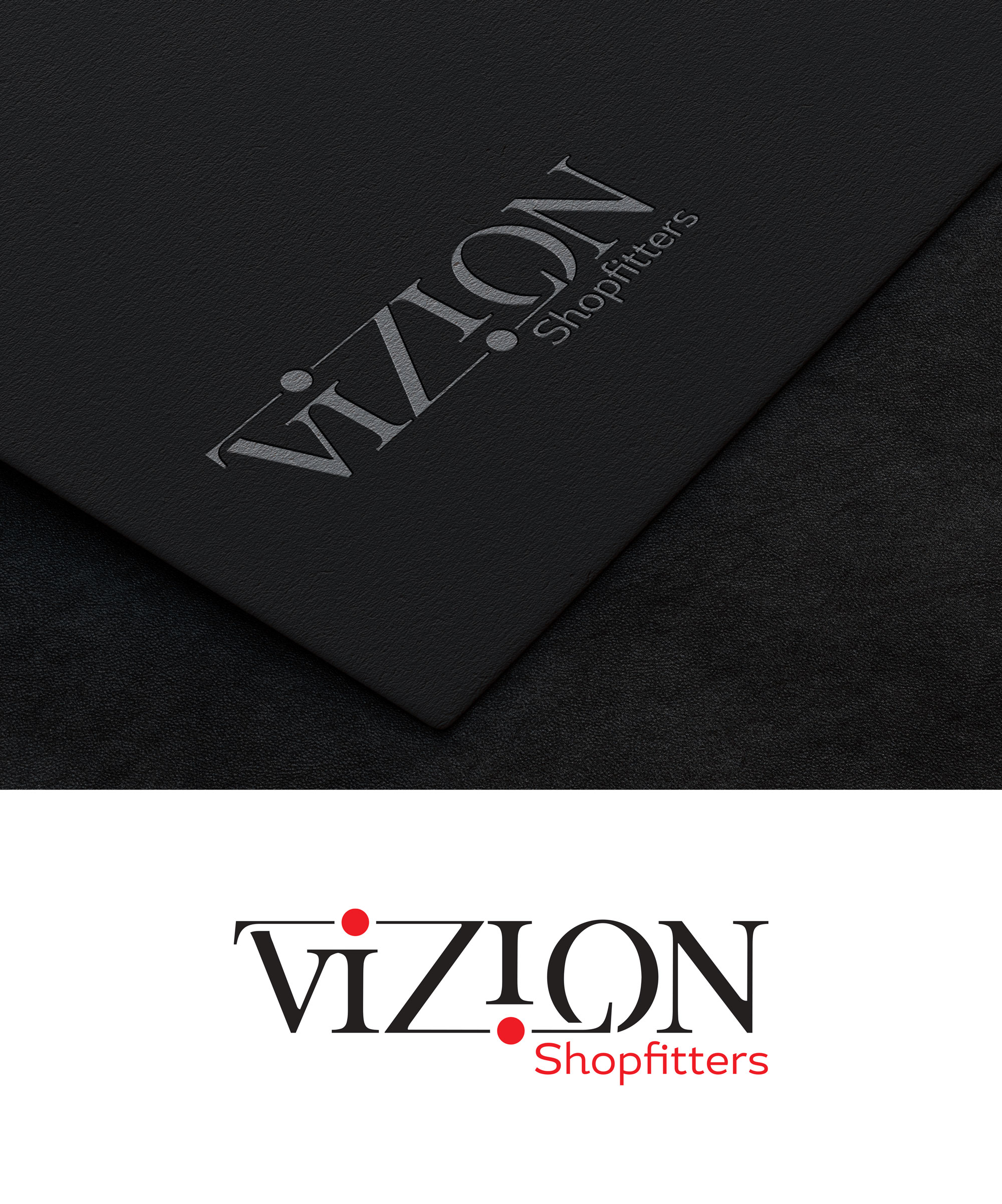 Logo Design by Impressive Designs for Vizion Shopfitters | Design #34775551