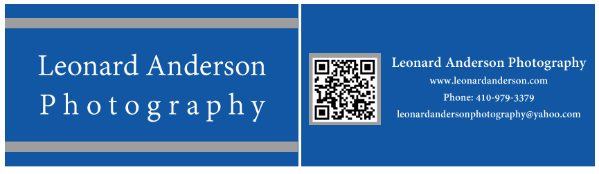Design de Carte de Visite par ed_aldair pour Leonard Anderson Photography | Design #3106972