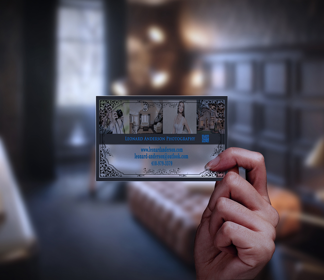 Diseño de Tarjeta de Presentación por  Andy Dollinger para Leonard Anderson Photography | Diseño #3132138