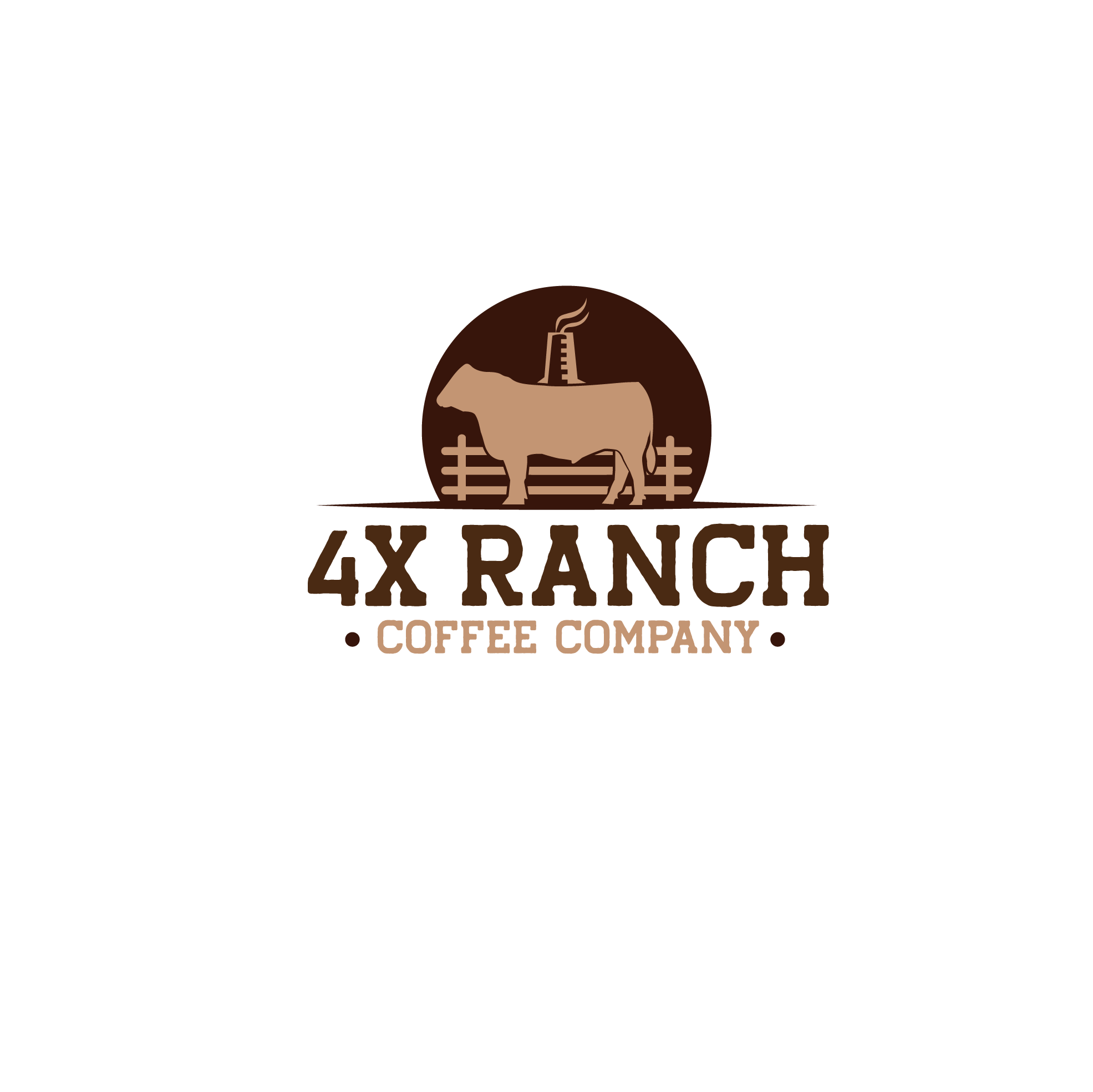 Logo Design for 4X Ranch Coffee Company by ireri | Design #34784609