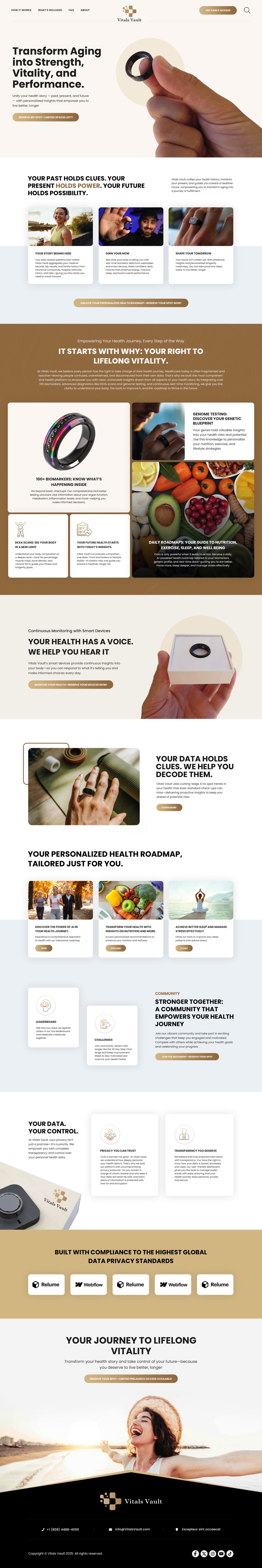 Landing Page Design by pb for this project | Design #34823424