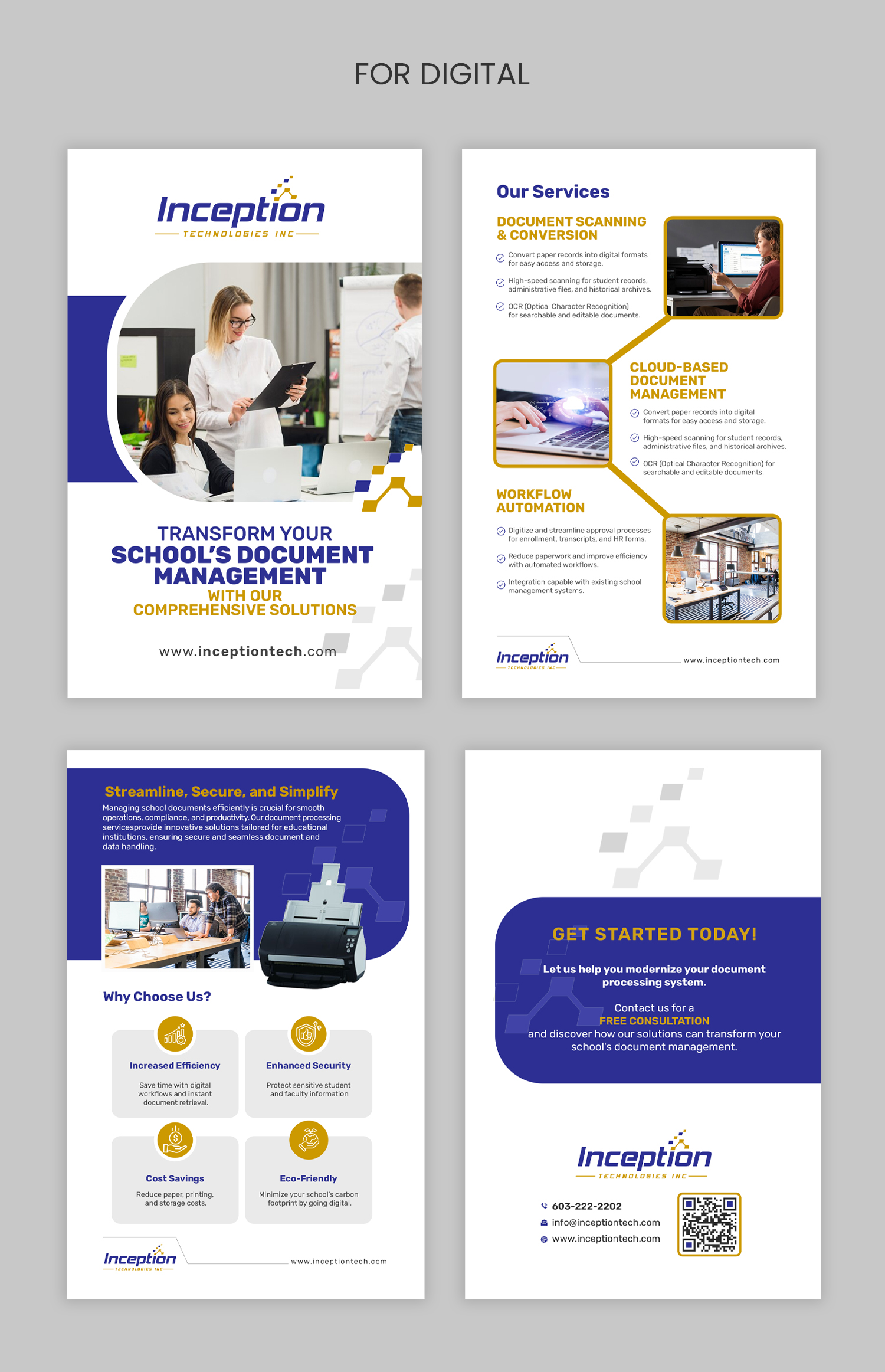 Flyer Design by debdesign for Inception Technologies Inc. | Design #34788759