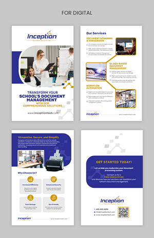 Flyer Design by debdesign for Inception Technologies Inc. | Design: #34788759