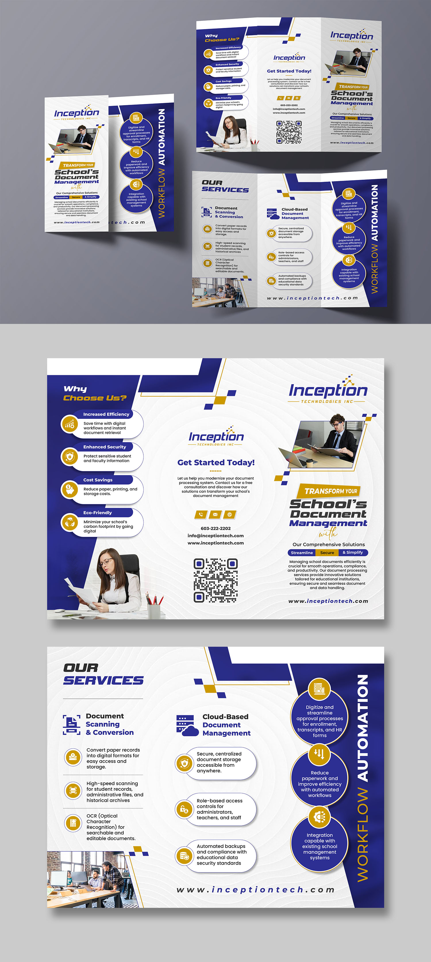 Flyer Design by debdesign for Inception Technologies Inc. | Design #34788951