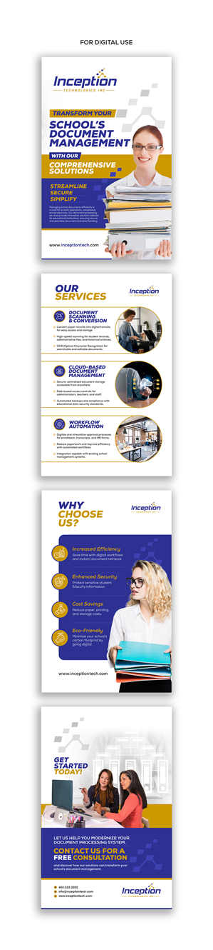 Flyer Design by debdesign for Inception Technologies Inc. | Design: #34789116