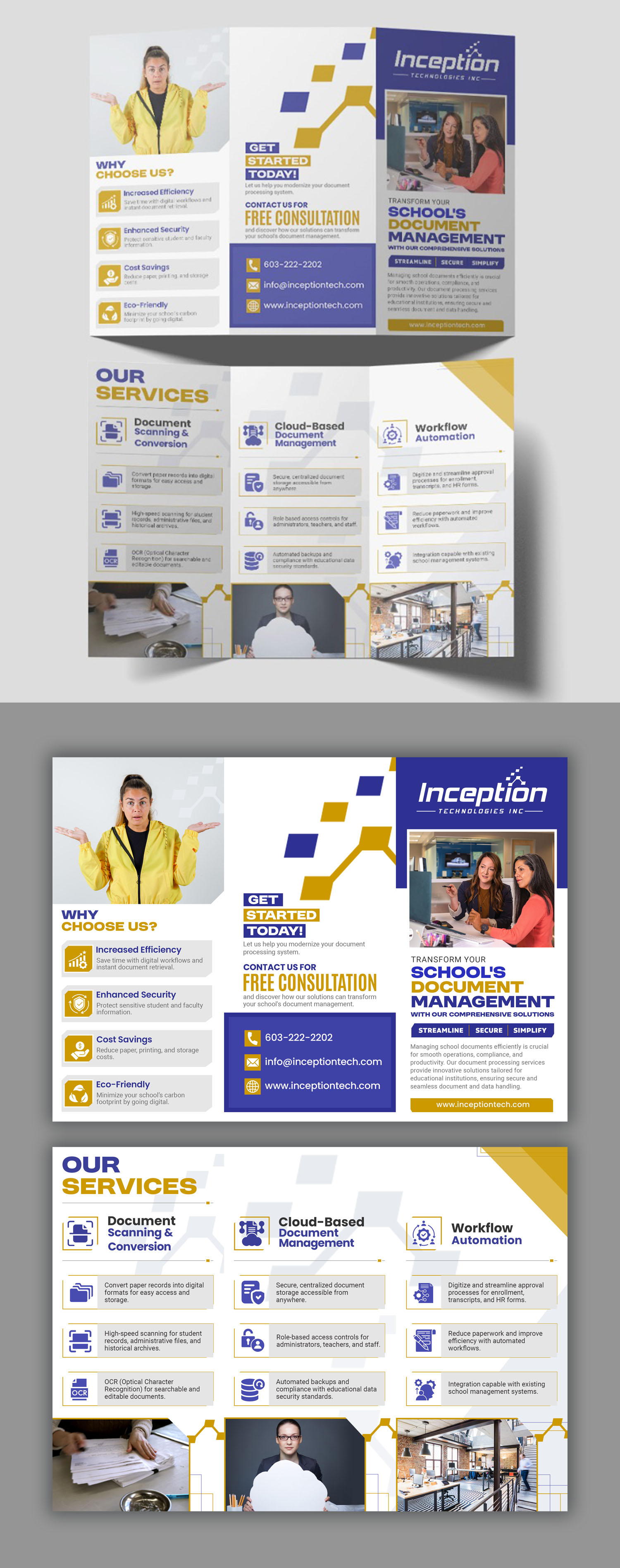Flyer Design by debdesign for Inception Technologies Inc. | Design #34798758