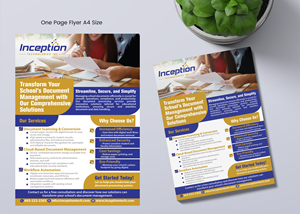 Flyer Design by Impressive Designs for Inception Technologies Inc. | Design: #34805918