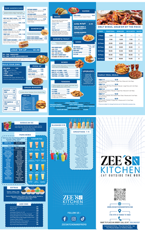 Menu Design by ordelya.nicole