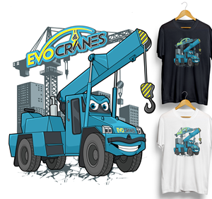T-shirt Design by iqbalyozanda for evo cranes pty ltd | Design: #34808769