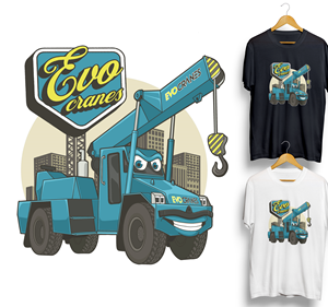 T-shirt Design by iqbalyozanda for evo cranes pty ltd | Design: #34808770