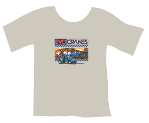 T-Shirt-Design von Abang Yasser für evo cranes pty ltd | Design #34822789