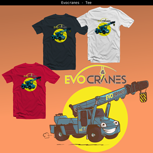 T-Shirt-Design von Tomi Ax für evo cranes pty ltd | Design #34796616