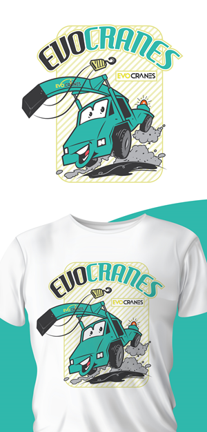 Design de T-shirt par ally designs pour evo cranes pty ltd | Design #34815085