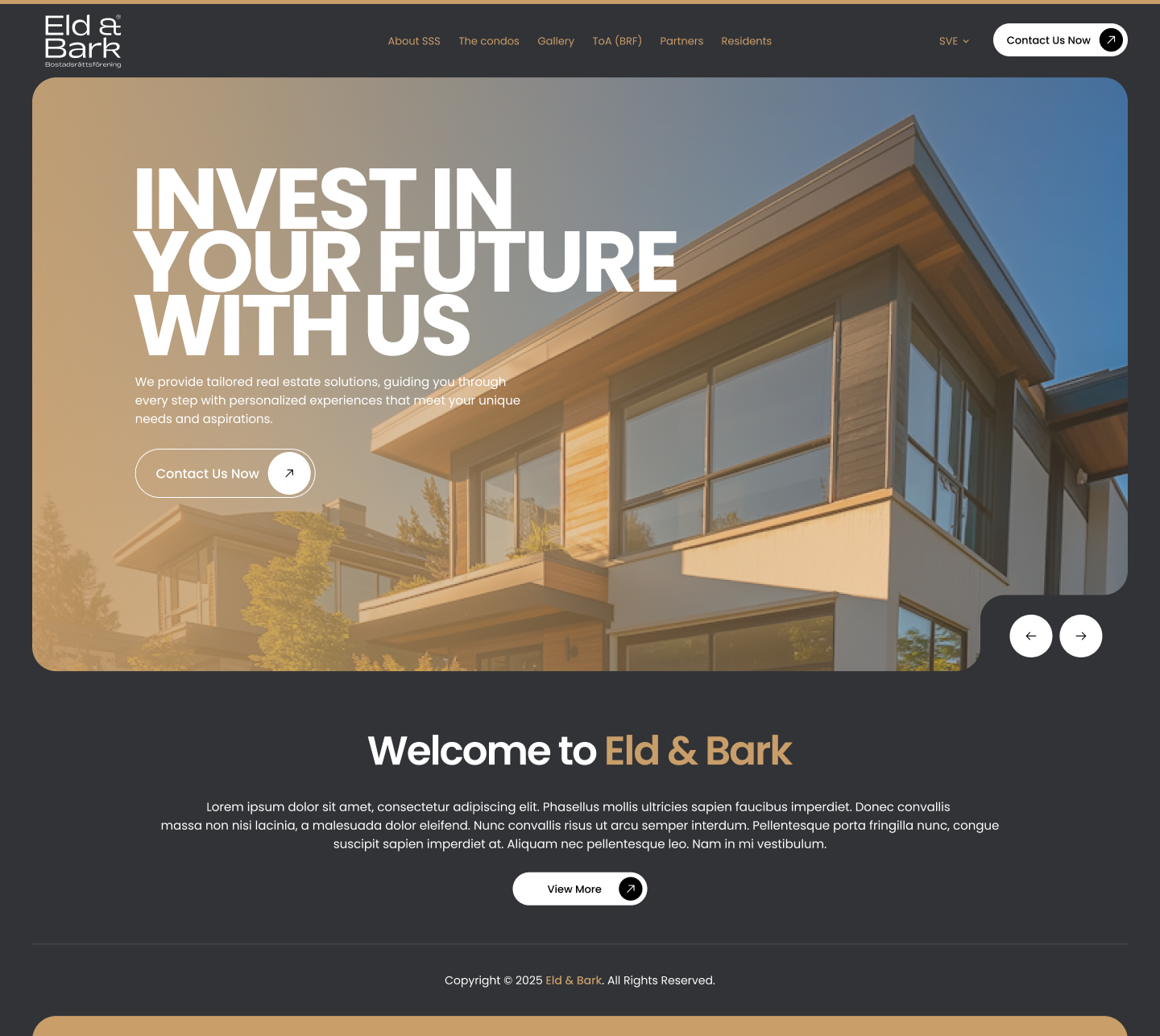 Web Design by ag622988 for Elithus i Stockholm AB | Design #34811153