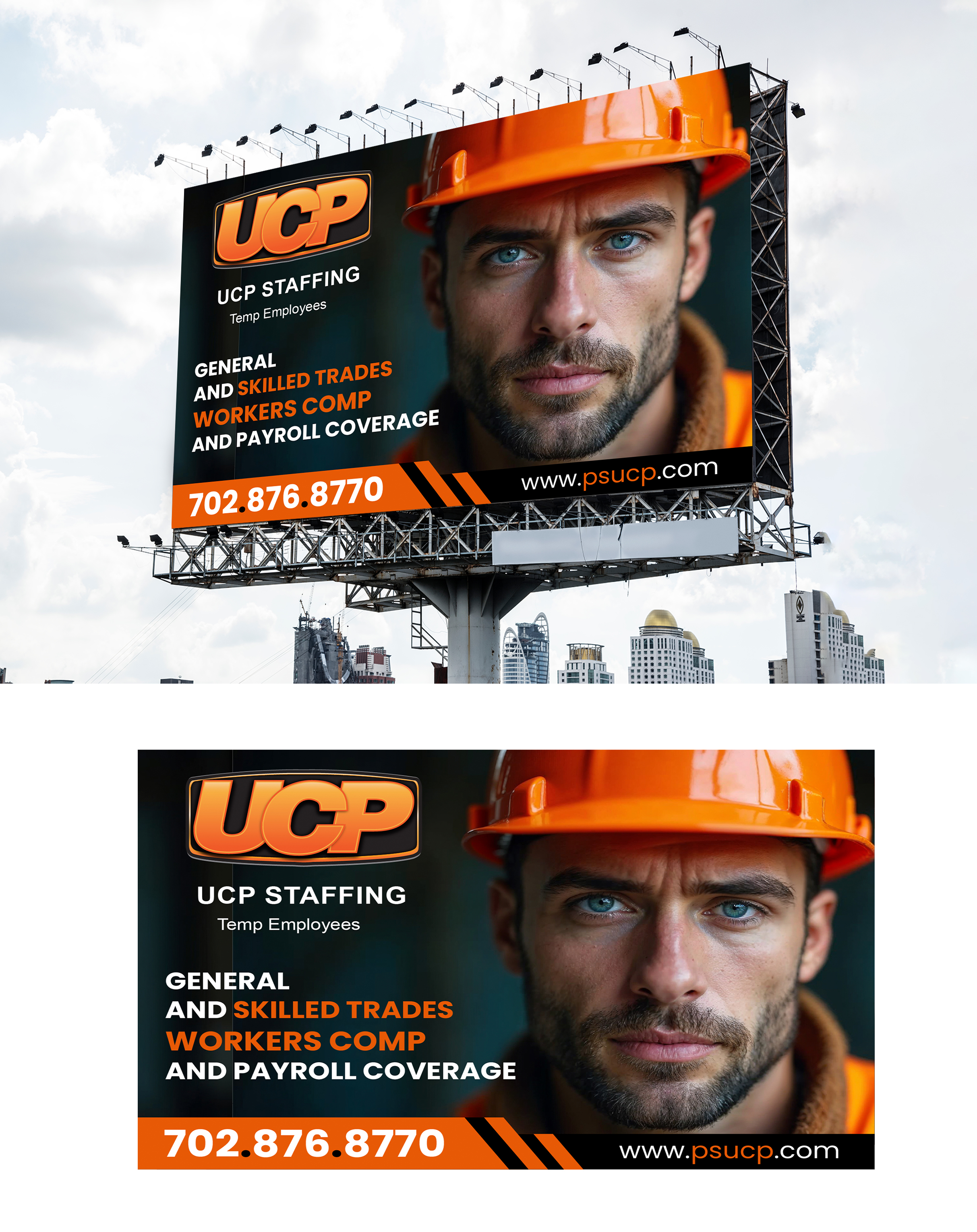 Signage Design by WrapTonic24 for UCP Personnel Services | Design #34796351