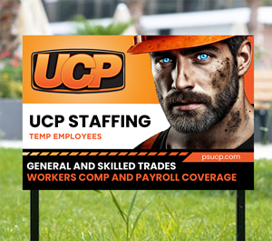 Design de Panneau par WrapTonic24 pour UCP Personnel Services | Design : #34800537