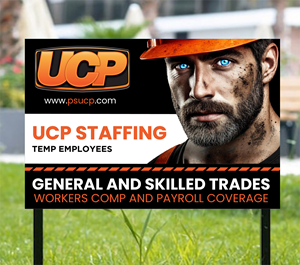 Design de Panneau par WrapTonic24 pour UCP Personnel Services | Design : #34800538