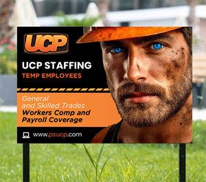Design de Panneau par WrapTonic24 pour UCP Personnel Services | Design : #34800542