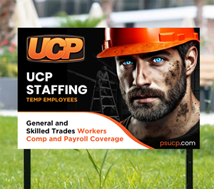 Design de Panneau par WrapTonic24 pour UCP Personnel Services | Design : #34806706