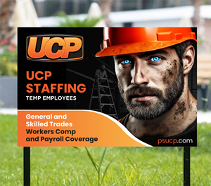 Signage Design by WrapTonic24 for UCP Personnel Services | Design: #34806707