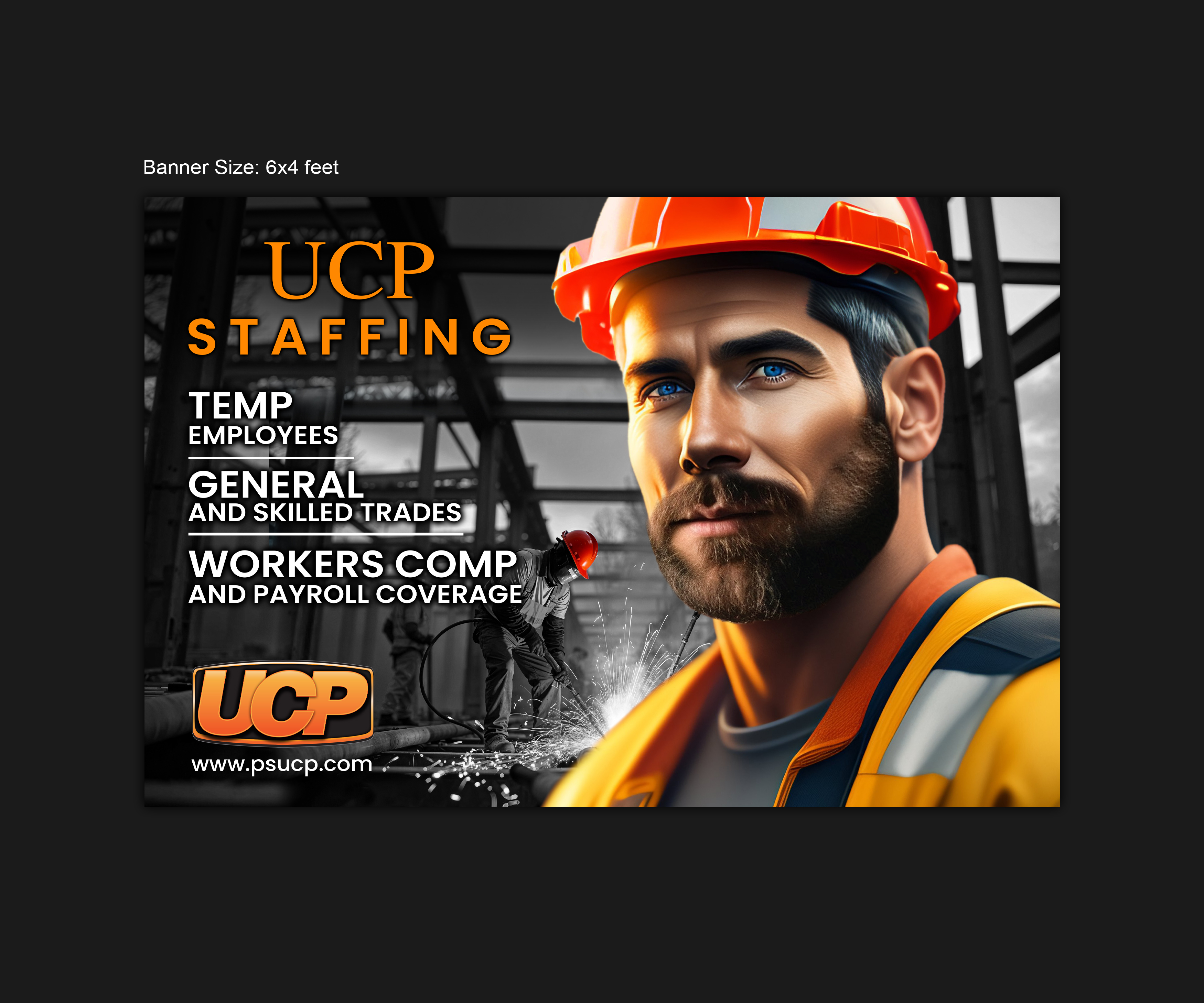 Signage Design by Rush Advertising for UCP Personnel Services | Design #34796995