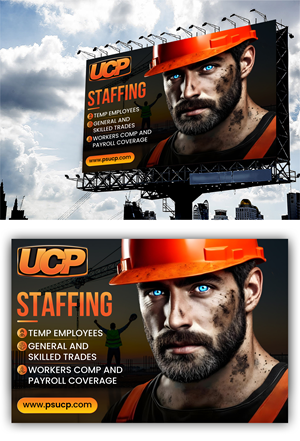 Signage Design by VCreativeidea for UCP Personnel Services | Design: #34803957