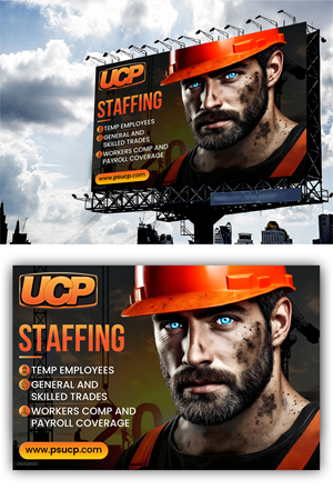 Signage Design by VCreativeidea for UCP Personnel Services | Design: #34804165