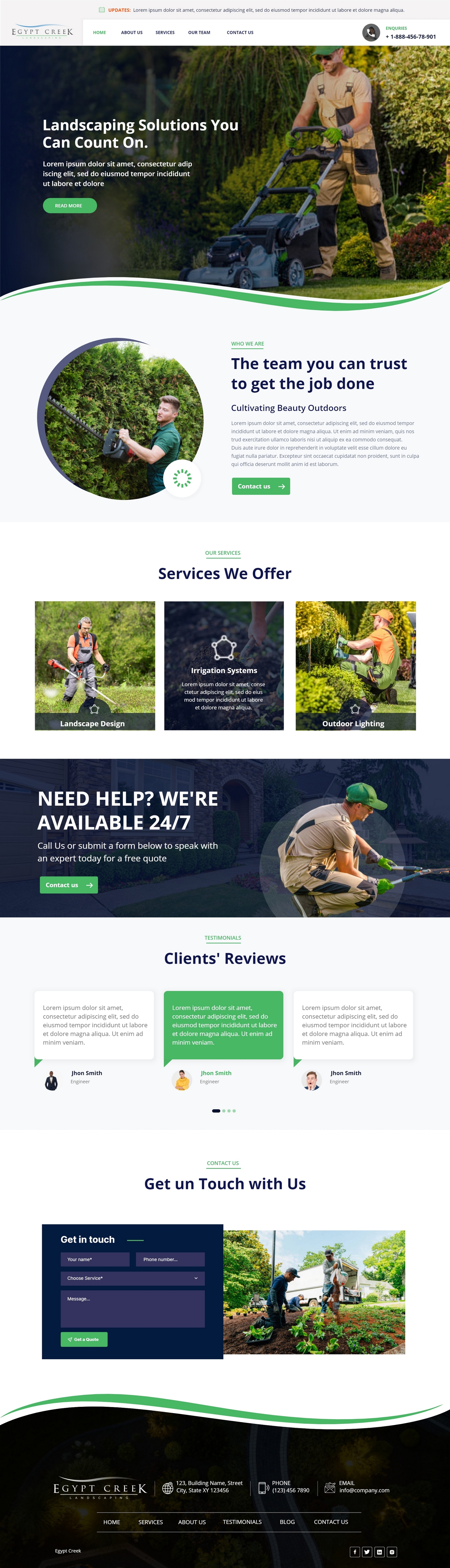 Wordpress Design by Andrew Asiimwe for this project | Design #34794723
