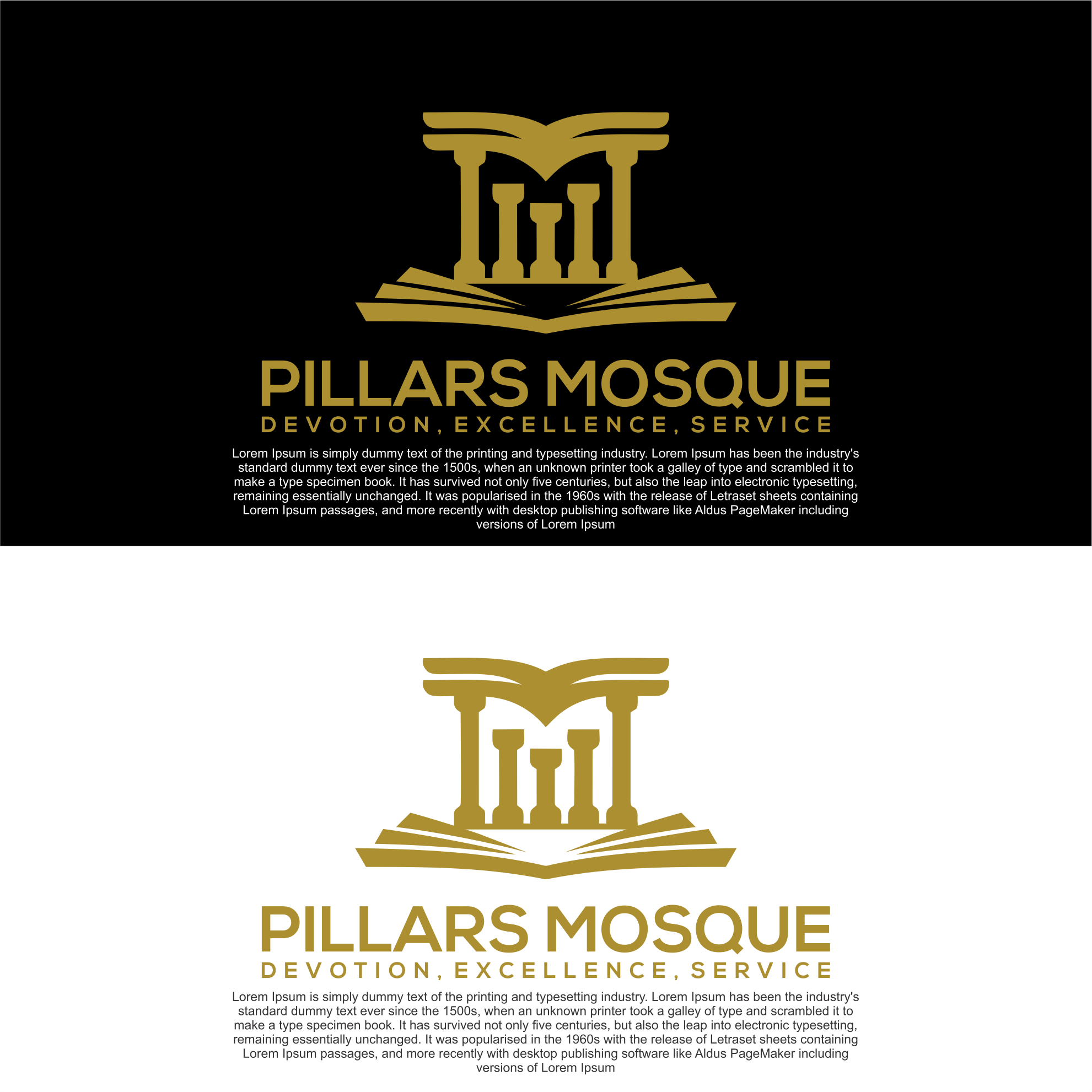 Logo Design by diego costa for Pillars Mosque | Design #34803560