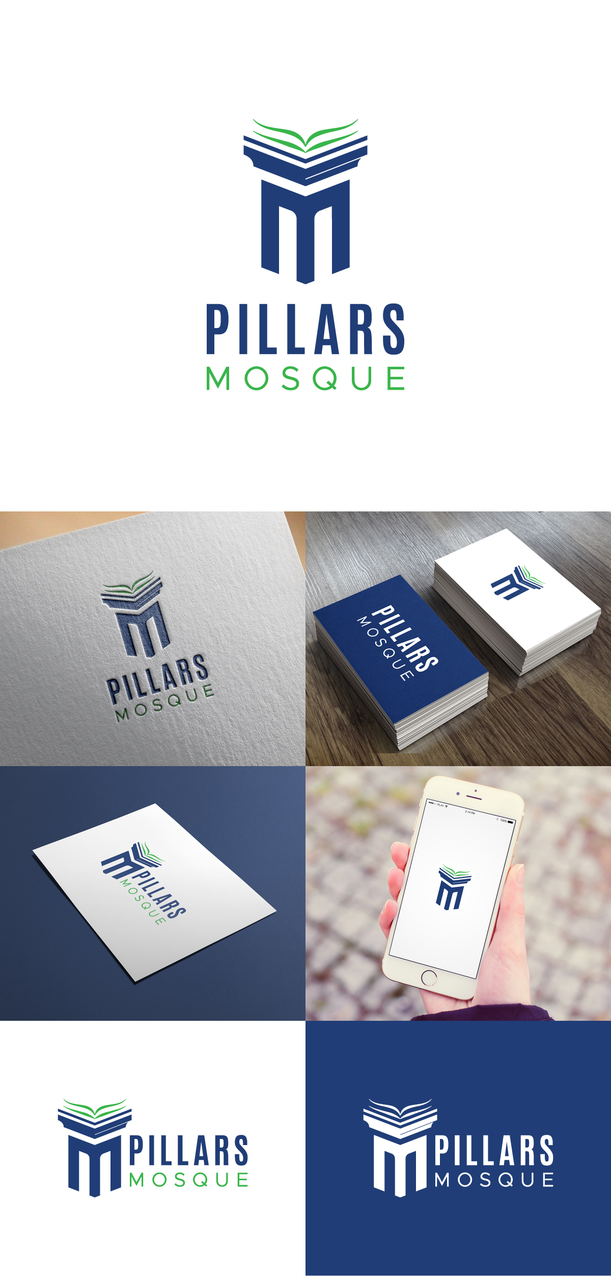 Logo Design by NineOwl for Pillars Mosque | Design #34794361