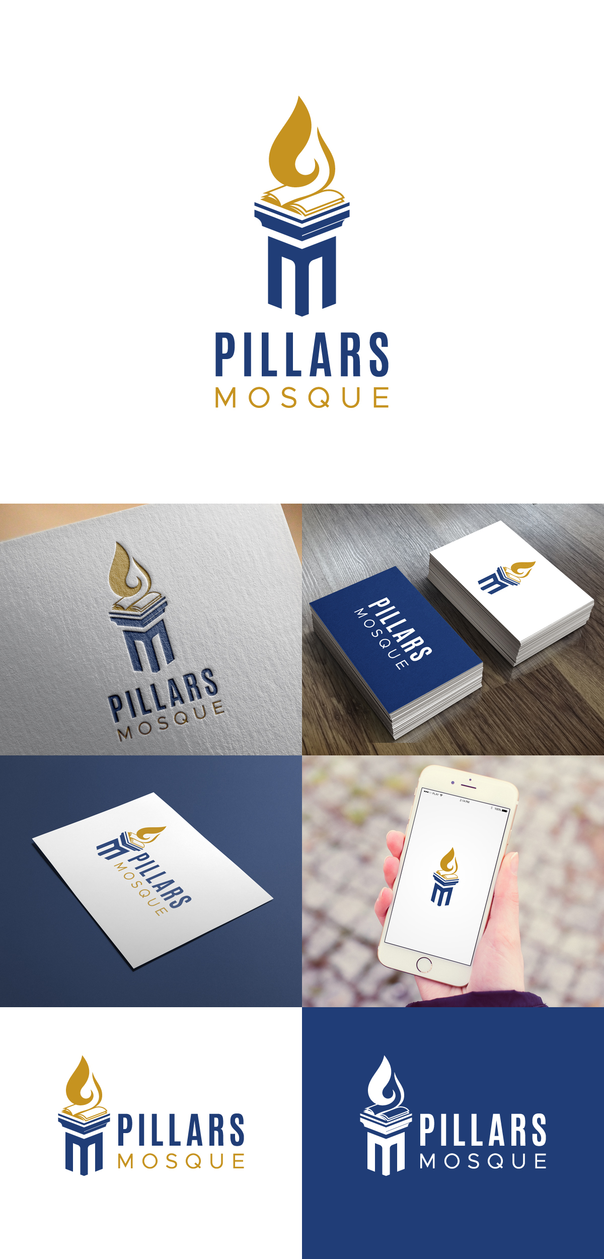 Logo-Design von NineOwl für Pillars Mosque | Design #34797853
