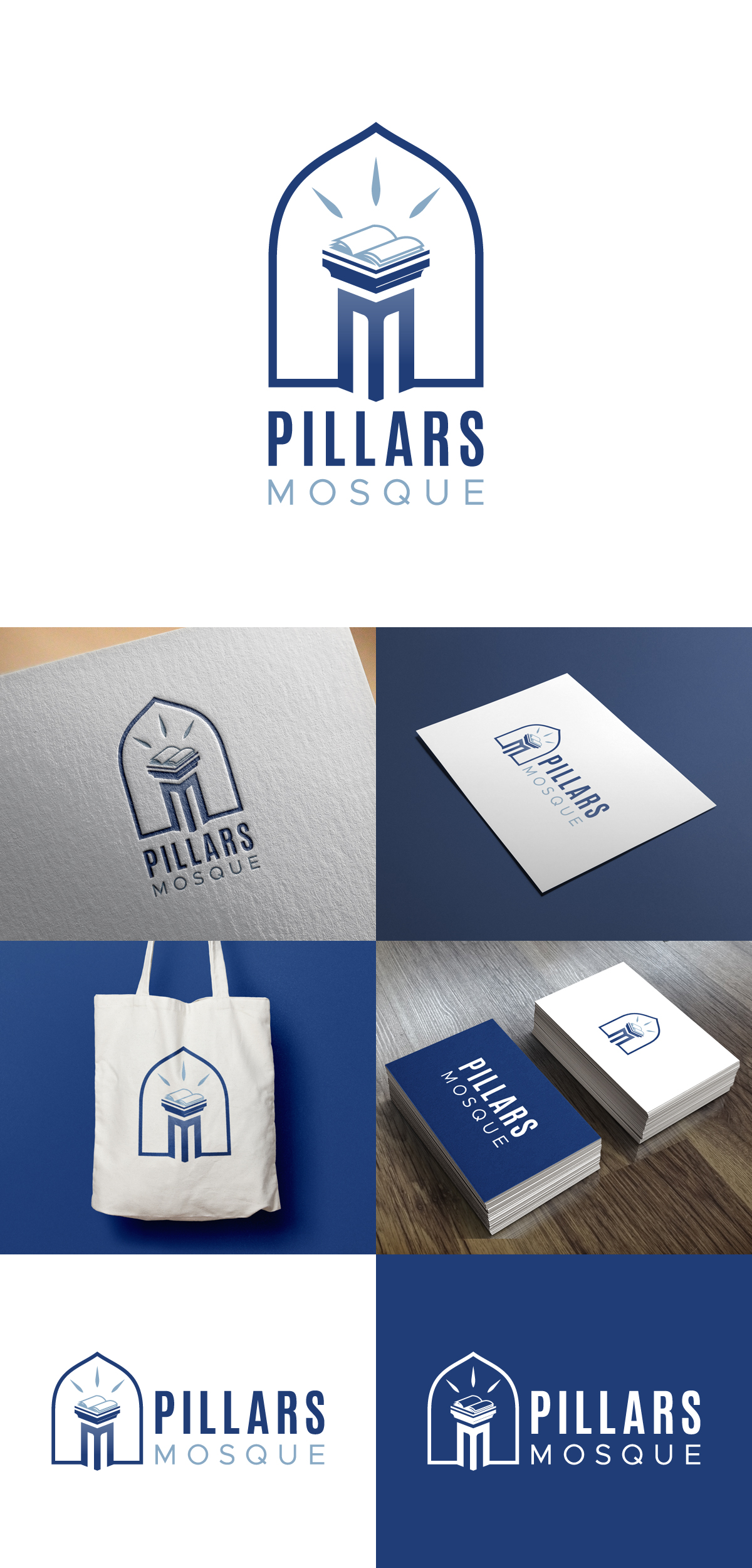 Logo Design by NineOwl for Pillars Mosque | Design #34842058