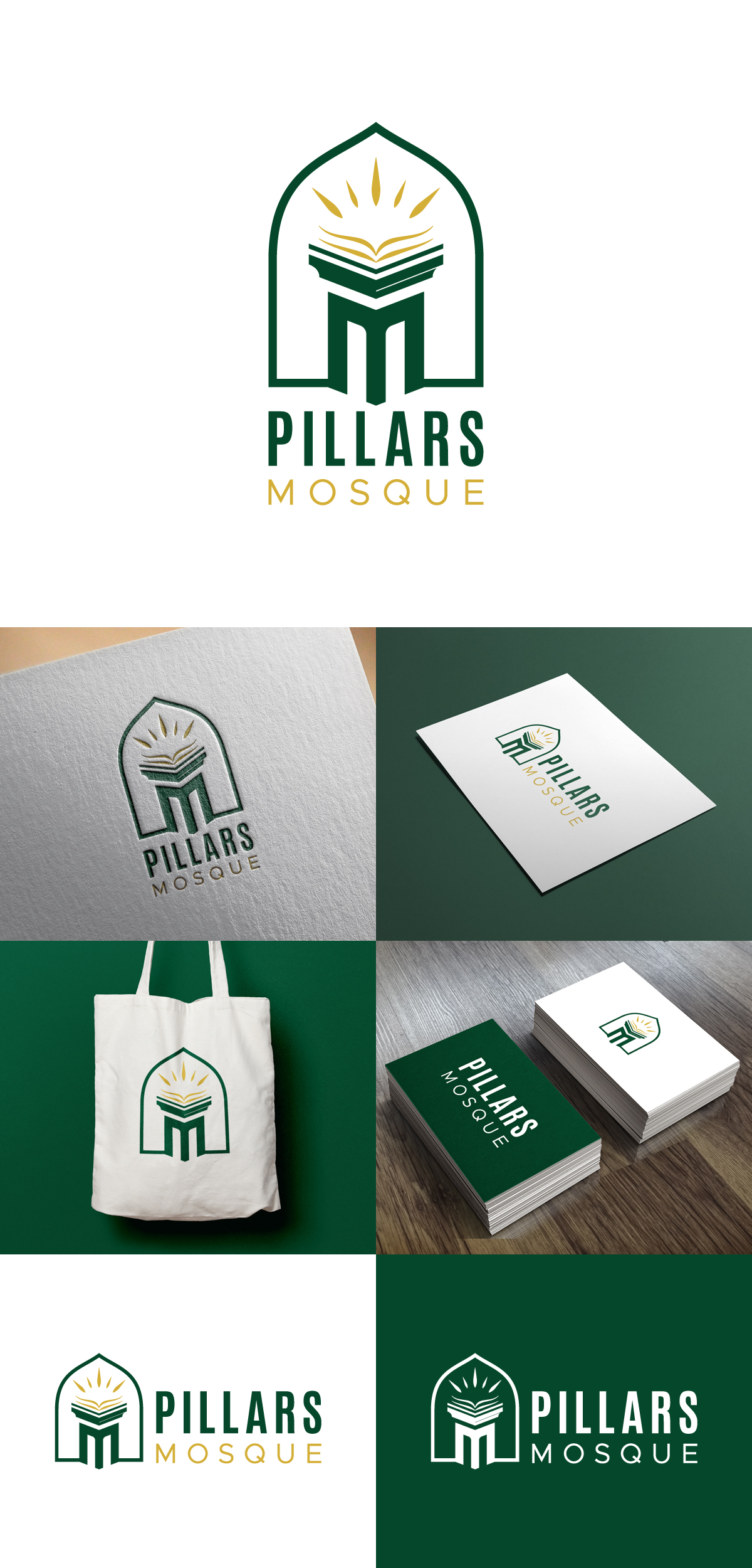 Logo-Design von NineOwl für Pillars Mosque | Design #34842312