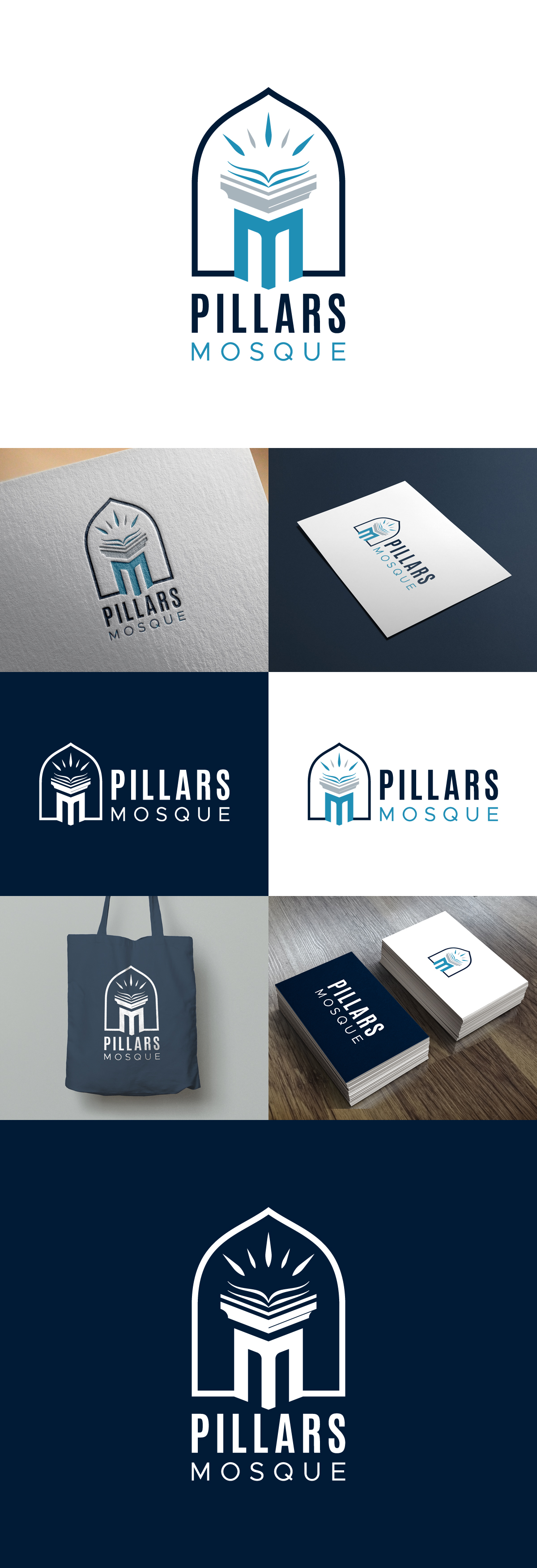 Logo Design by NineOwl for Pillars Mosque | Design #34857532