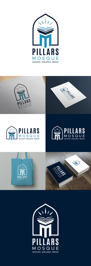 Logo Design by NineOwl for Pillars Mosque | Design: #34864527
