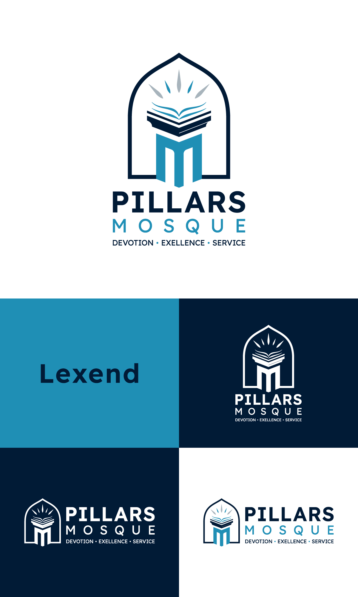 Logo Design by NineOwl for Pillars Mosque | Design #34867202