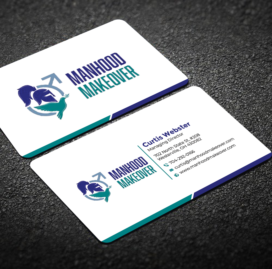 Design de Carte de Visite par Graphixpointt pour Manhood Makeover | Design #34793764